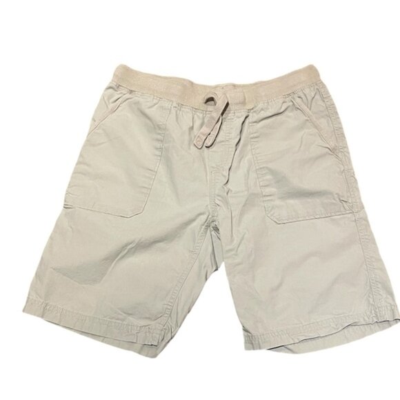 Lands End Kids Beige Khaki Shorts - Picture 2 of 8